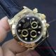 2017 Copy Rolex Cosmograph Daytona Watch Yellow Gold Black Diamond  Leather (2)_th.jpg